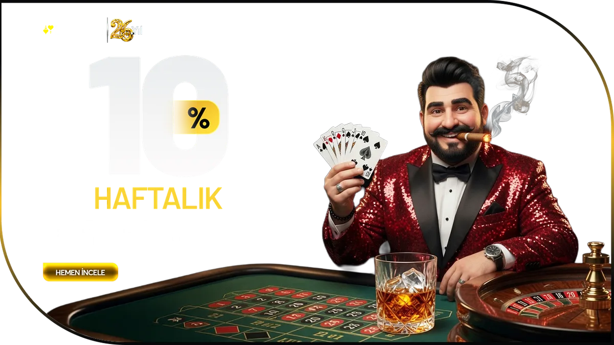 %10 HAFTALIK KAYIP BONUSU!