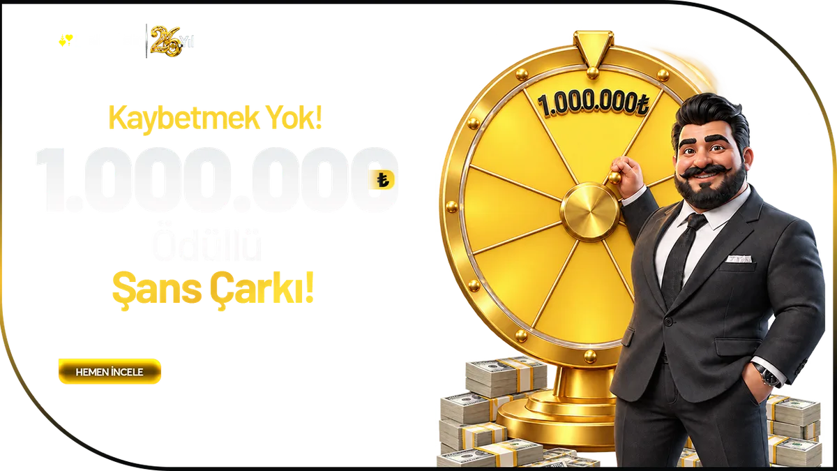 BAHİSFAİR' DE 1.000.000 ₺ ÖDÜLLÜ ŞANS ÇARKI!