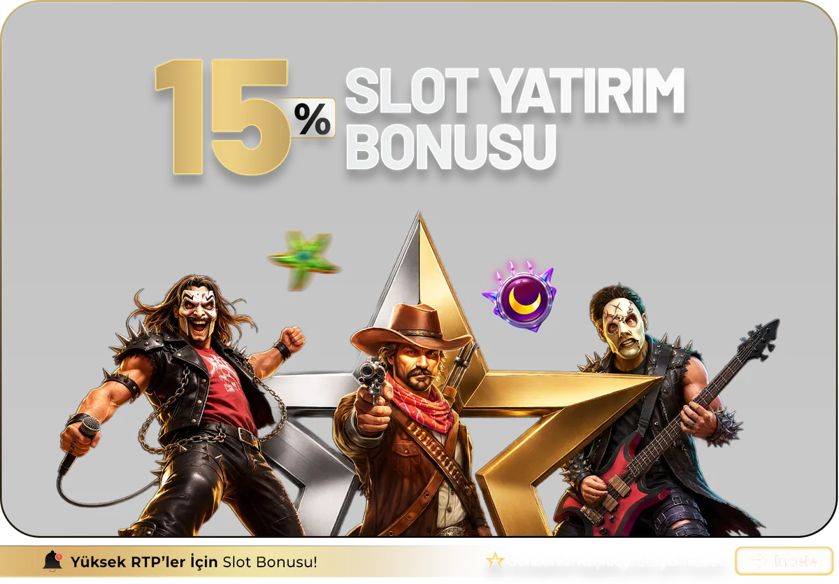 %15 SLOT YATIRIM BONUSU