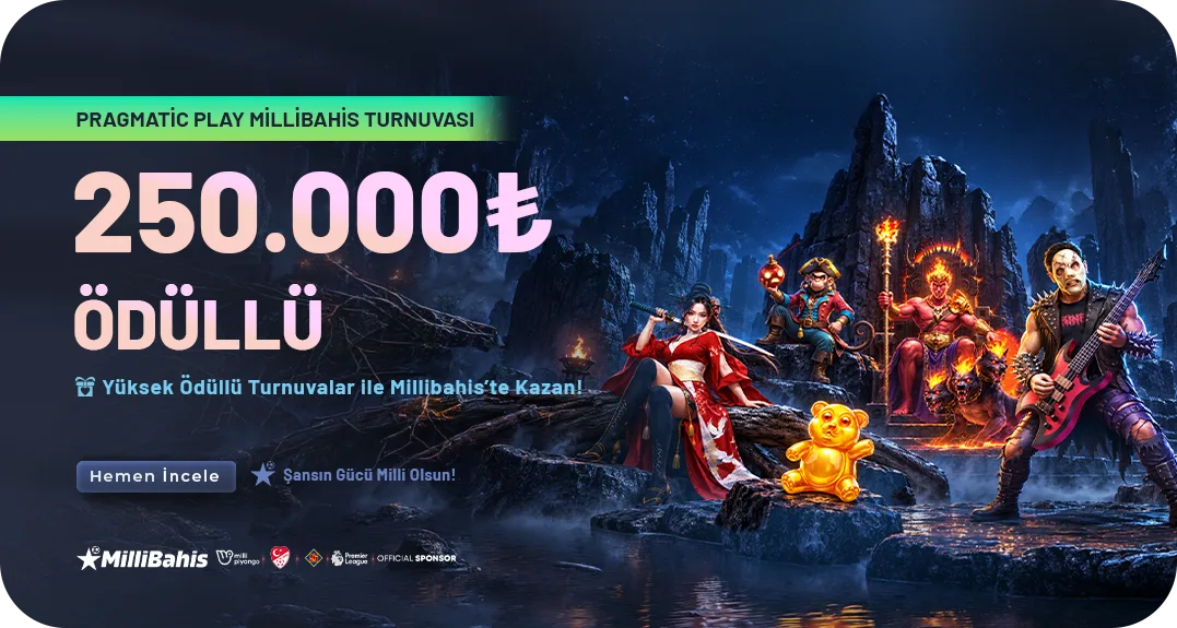 MİLLİBAHİS'E ÖZEL 250.000₺ ÖDÜLLÜ PRAGMATİC PLAY TURNUV…