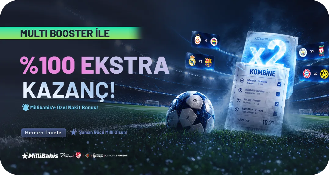 KOMBİNE KUPONUNA %100 EXTRA KAZANÇ