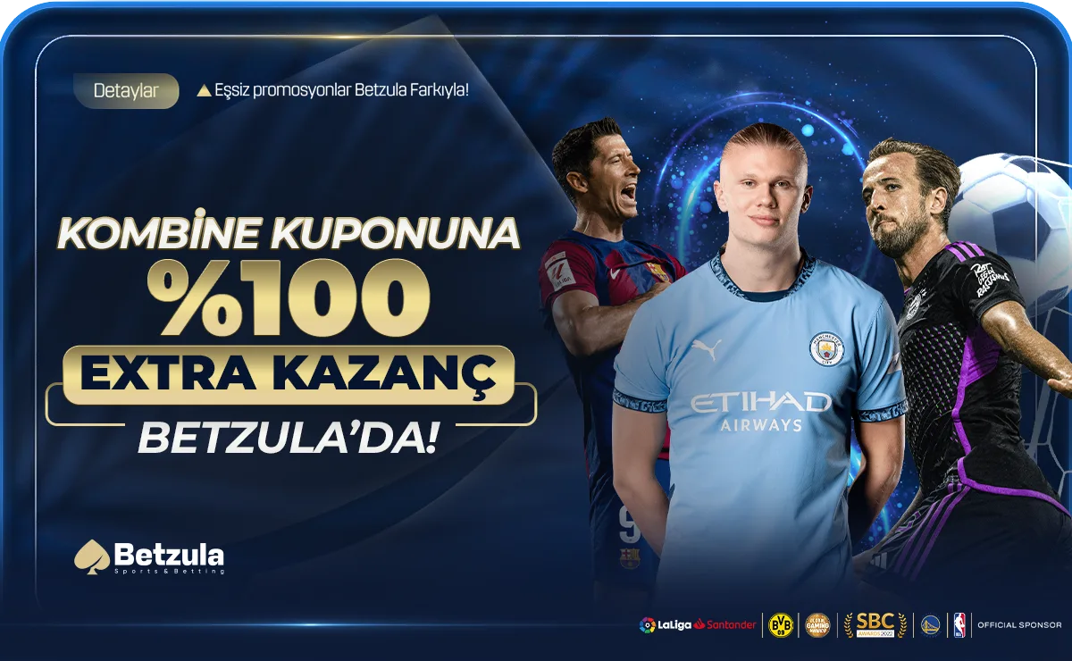 KOMBİNE KUPONUNA %100 EKSTRA KAZANÇ